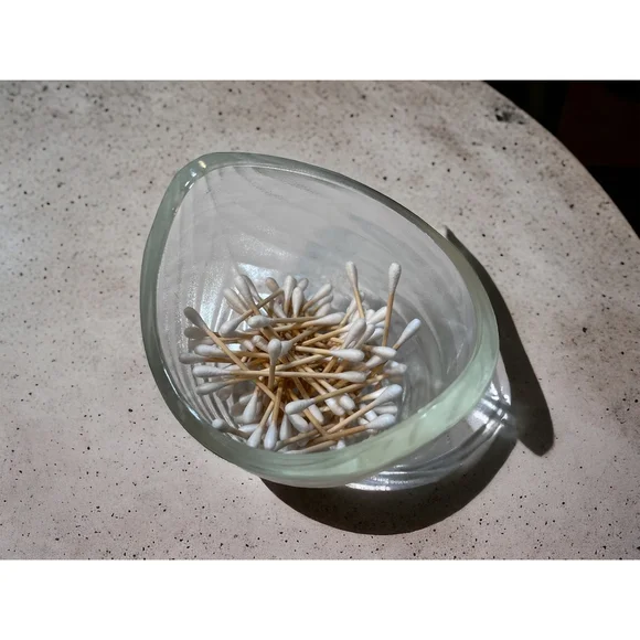 Midcentury Modern Bowl Collectible MCM Bowl Danish Modern Bowl Glass MCM Home D - Picture 5 of 10